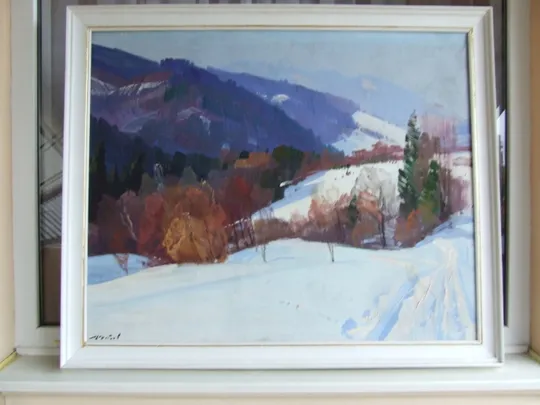 Закарпатская школа  Шутев И   раз.  85х70 см.     также много другого. Торговий майданчик