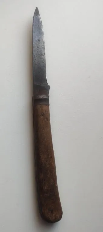 Антикварный нож с гравировкой Тюлень , Золинген сталь, 2-я мировая война ks462 Інтернет-аукціон