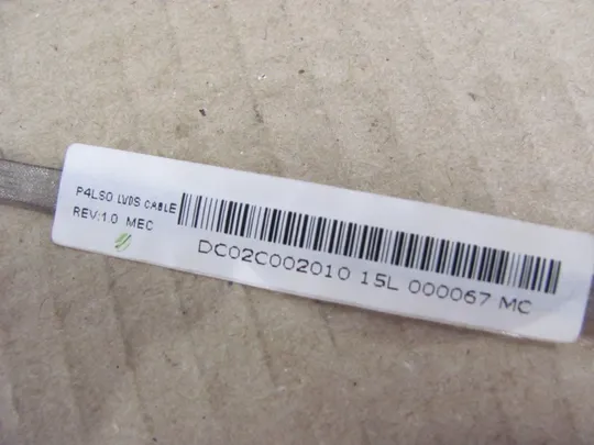 номер0196-41 шлейф матриці, Шлейф матриці для ноутбука  Шлейф дисплея,Шлейф підключення дисплея,Шлейф екрана,Laptop matrix cable DC02C002010 для Packard Bell  NX69 5830TG 4830T  оригінал З аукціону