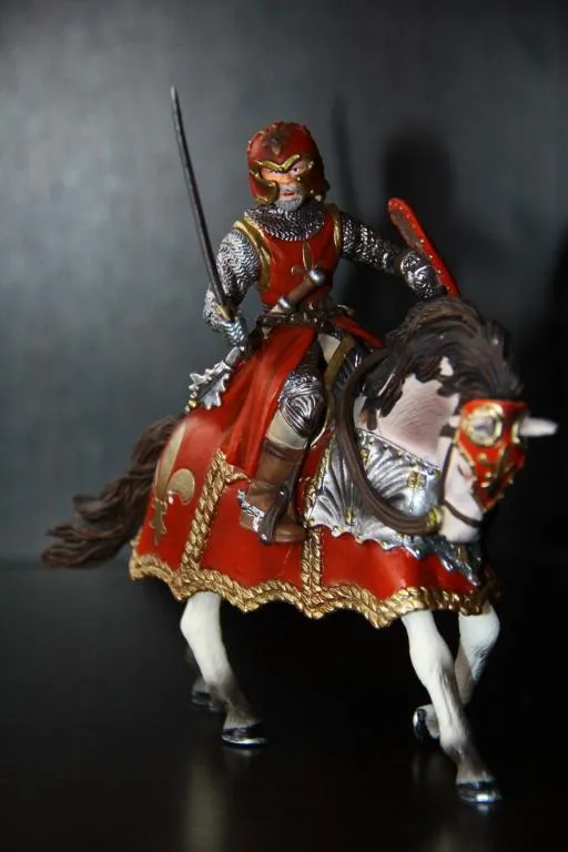 рыцарь на коне с мечем SCHLEICH 90-100мм ФРГ Ціна