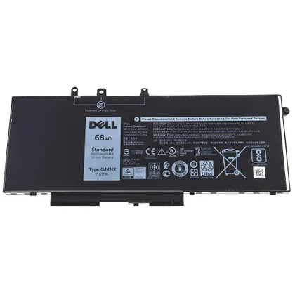 фото, Оригінальна батарея для ноутбука DELL GJKNX (Latitude: 5480, 5580) 7.6V 8500mAh 68Wh Black