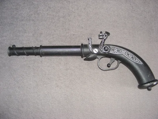 Пистолет чугун макет XVIII кремниевый с ударно-кремниевым замком Винтаж Ціна