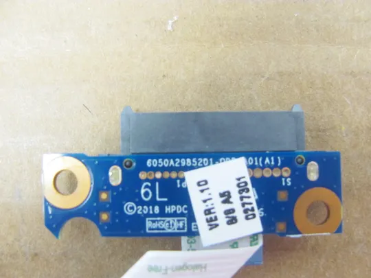 877-7 Перехідник на CD/DVD ODD  6050A2985201  для HP 17-BY 17-CA 17-CS 17-CR 17T-BY 17Z-CA SILVER  оригінал Продаж