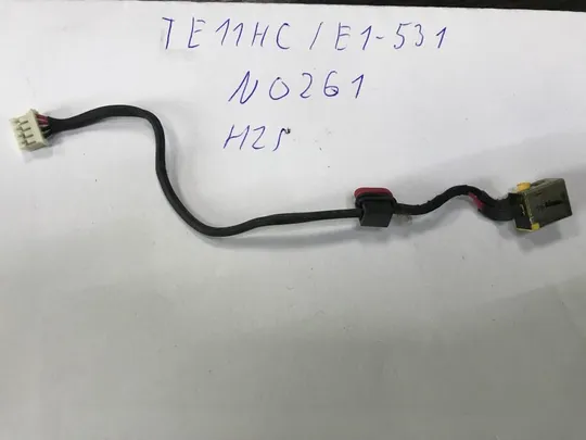 N0261 TE11HC Acer E1-531 Розйом живлення +шлейф Ціна