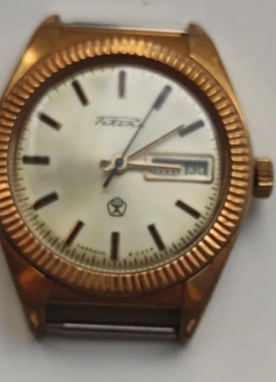 Винтажные часы ракета позолота знак качества СССР рабочие nv879. Характеристики