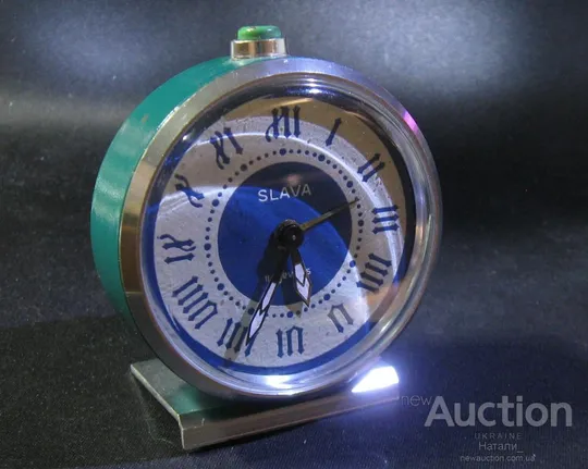 Часы будильник Слава СССР Экспортный вариант Абсолютно исправны!!! З аукціону