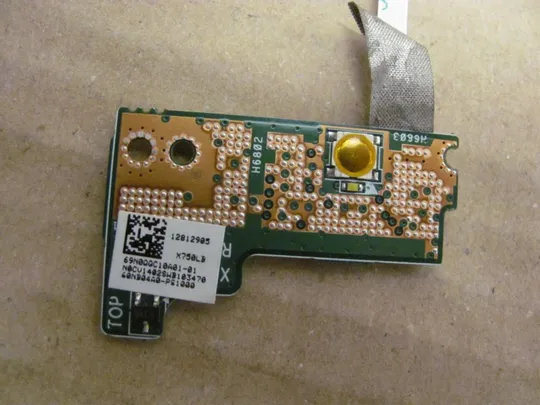 554-8 плата кнопки вкл 69N0QQC10A01-01 для ASUS X750L F750L оригінал З аукціону