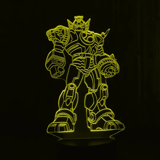 Акриловий світильник-нічник Трансформер жовтий tty-n001328 Ціна