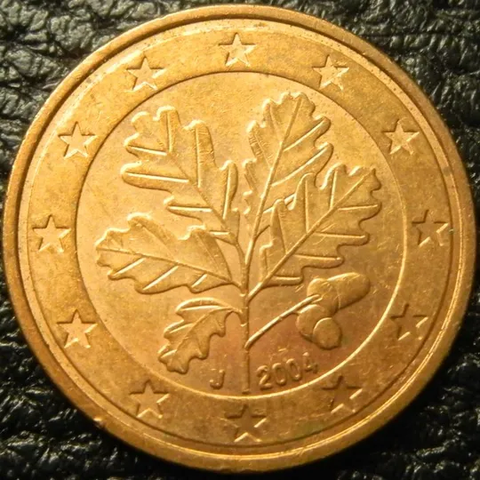 5 євроцентів 2004 J Німеччина Ціна