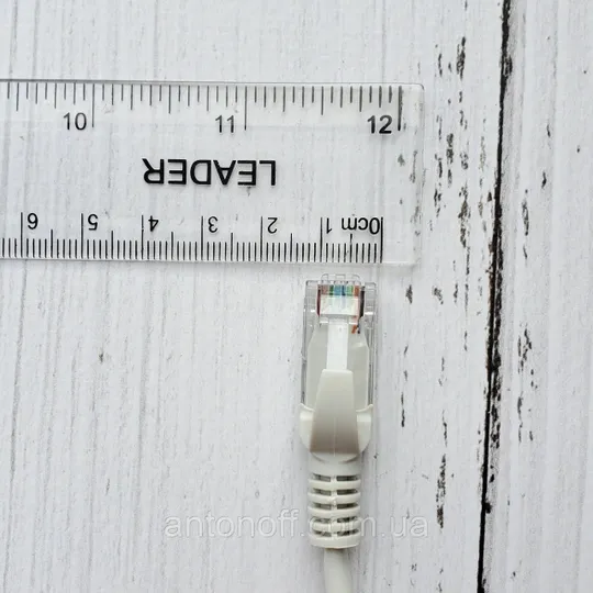 Мережевий кабель UTP Cat5e / патчкорд RJ-45 для інтернета 4 pairs 24AWG 5 метрів Сірий Продаж