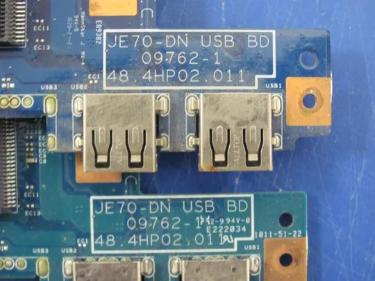 №134-6 USB роз'єм, картридер 48.4HP02.011 для PACKARD BELL MS2291 Aspire 7741 7741G 7551 оригінал Де купити