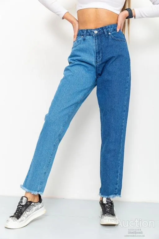 Джинсы женские, цвет сине-голубой, 164R418 Ціна