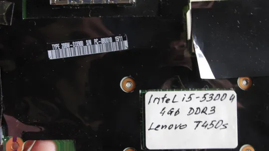 Купити материнская плата ноутбука Lenovo T450s Intel Core i5-5300U/ 4Gb DDR3/ Intel HD Graphics 5500