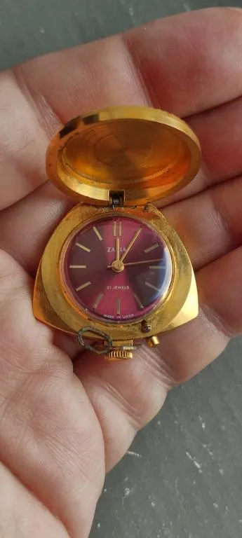 Часы кулон Заря СССР на отличном ходу экспортный вариант,позолота bf965 Де купити