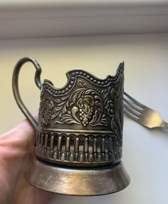 Подстаканник 'Миру мир!' ☝️(СССР,люкс!) З аукціону