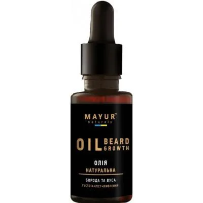 Масло для ухода за бородой Mayur Для роста и питания бороды и усов 30 мл (4820230952865) Ціна