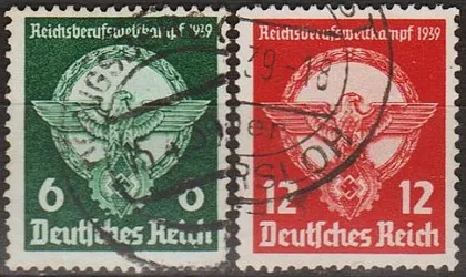 фото, 1939 - Рейх - Професійний конкурс Mi.689-90 _10,0 €