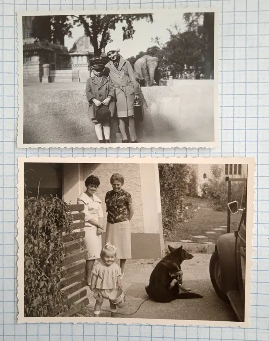 Старі фото Діти та тварини 2 шт. сер. ХХ ст. Німеччина bR Ціна