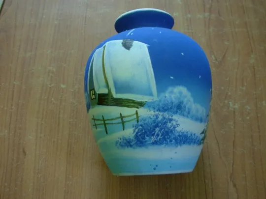 Купити Керамічна вазочка Зимовий пейзаж