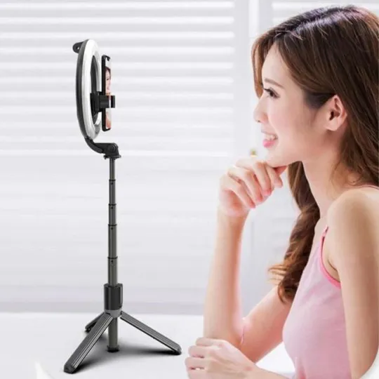 Монопод с кольцевой лампой 16 см (трипод, c bluetooth) L07 Інтернет-аукціон