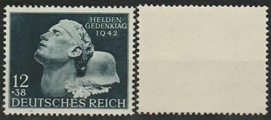 1942 - Рейх - Пам'яті полеглих Mi.812  ** Ціна