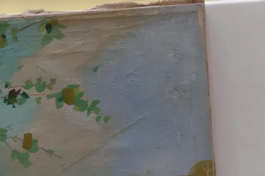 Купити Картина Девочка с птичками. 1967 г. холст масло 40х60 см №60