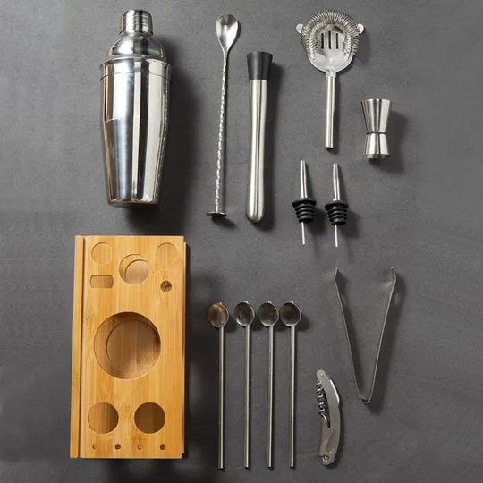 Купити Набор барных инструментов 10333 700 мл 14 предметов