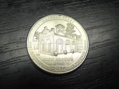 фото, 1/4 долара 2016 P США Харперс Феррі