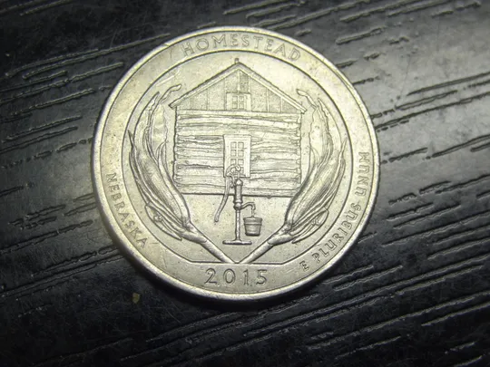 25 центів 2015 P США Гомстед Ціна