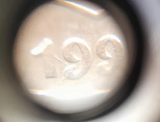 (2931) 50 копійок 1992 1БАм розкол в році випуску на аверсі (50 копеек 1992 брак царапина штемпеля) Продаж