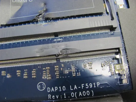 номер0990-7 материнська плата Mainboard Материнка Основна плата Системна плата Плата системи Laptop motherboard мамка ноутбучна плата  i5-8400H SR3Z1 DAP10 LA-F591P для Dell Precision 7530 M7530 оригінал На торгах