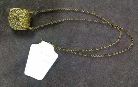 Колье кулон медальон подвес кошелёк бронза китайская бижутерия Продаж