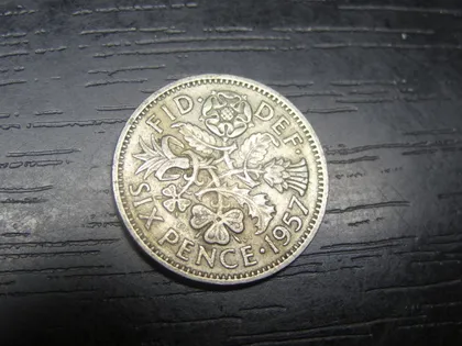 фото, 6 пенсів 1957 Британія