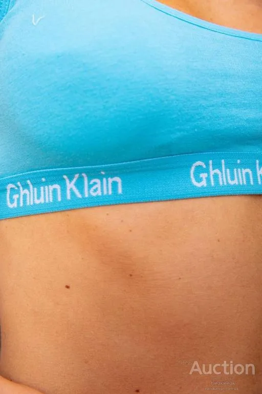 Трикотажный топ для спорта, голубого цвета, 131R2311 Де купити