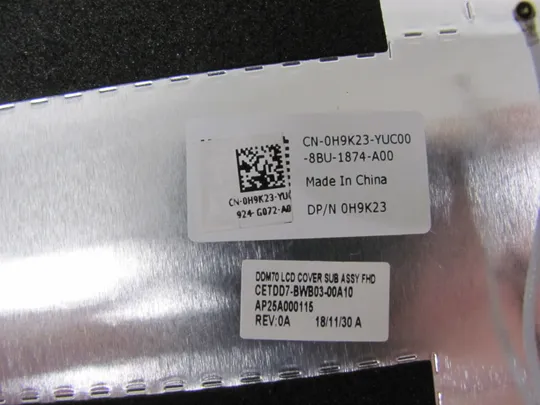 637-1 кришка матриці AP1SD000713 0TCD99 0H9K23 AP25A000115 для  Dell Latitude E5490 E5480  5491 5495 оригінал Торговий майданчик