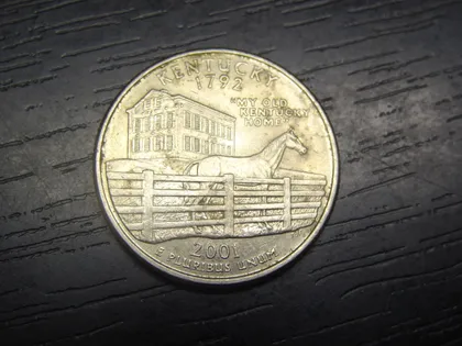 фото, 1/4 долара 2001 P США Кентуккі