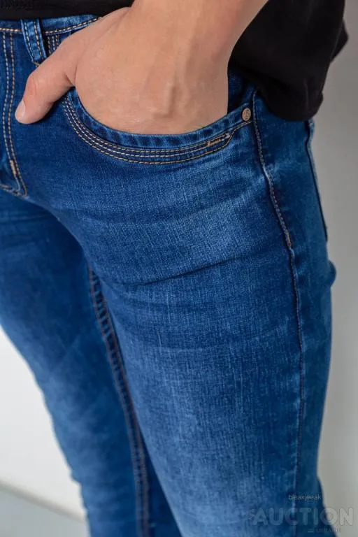 Джинсы мужские, цвет синий, 243R4033 Де купити