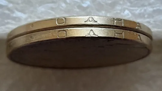 (6968) 1 гривня 2014 1БА1, 1БА2 - 2 монети одним лотом (1 гривна 2014) З аукціону