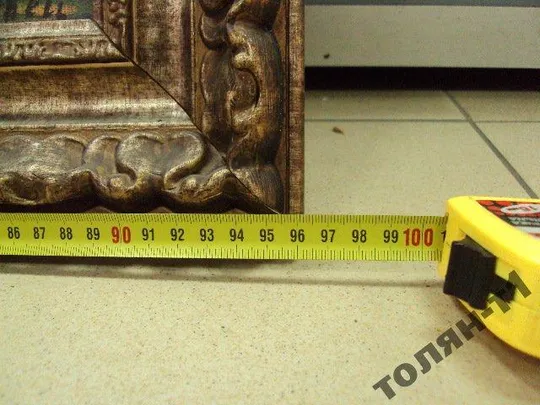 картина Морской пейзаж закат Севец, холст масло С рамой 96,2 х 55,7 см, без рамы 82 х 41 см №190 Продаж