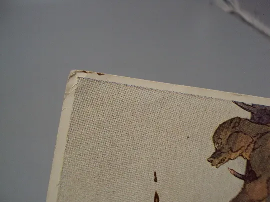 Открытка народная сказка Собака и волк 1955 год худ. В.Н. Тиханович №16004 Продаж