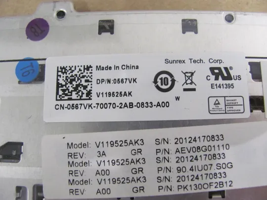727-1 клавіатура робоча 04341X 0567VK  MP-10K66GB-442 для Dell Inspiron M4040 M4110 M5040 N4050 N4110 Vostro 1540 3550  оригінал Недорого