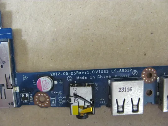 429-36 плата USB, Audio ,Cardreader  VIUS3 LS-8953P для Lenovo IdeaPad  S400U  S400, S405, S410 оригінал Де купити