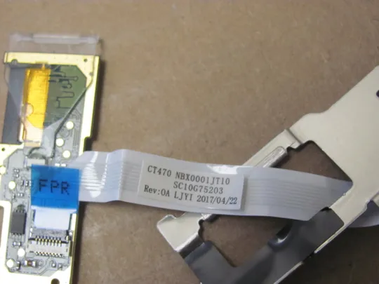 номер1034-13 сканер відбитку SC50F54335 зі шлейф NBX0001JT10 для Lenovo ThinkPad T470  оригінал Продаж