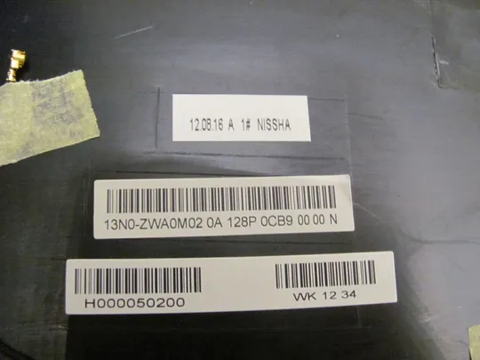 номер0195-38 Кришка матриці,Кришка дисплея,Тильна кришка,Корпус матриці,Верхня кришка,Задня кришка,matrix cover   Top Case LCD Cover Rear Lid Back Cover Housing Cabinet H000050200 13N0-ZWA0M02 для TOSHIBA Satellite C850D, C855, C855D оригінал З аукціону