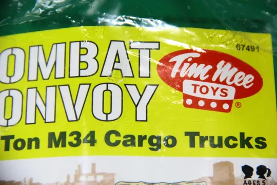 военные грузовики 2 ШТУКИ!! Tim-Mee США (масштаб 1:30-1:32 ) З аукціону