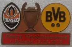 Футбол значок - ФК Шахтер Донецк  - Боруссия Германия ЛЧ 2012-13 Ціна