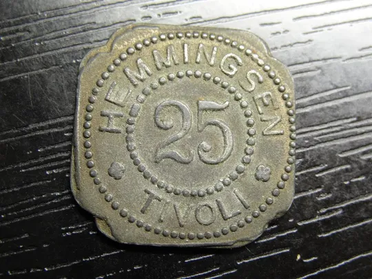 Жетон 25 оре Парк розваг Тіволі (Копенгаген, Данія) Ціна