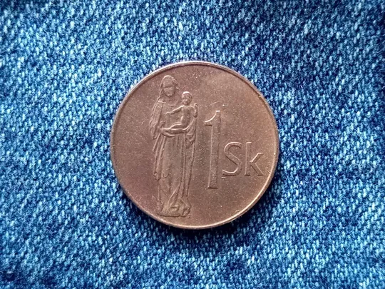 Словакия, 1 крона (1993 г.) Ціна
