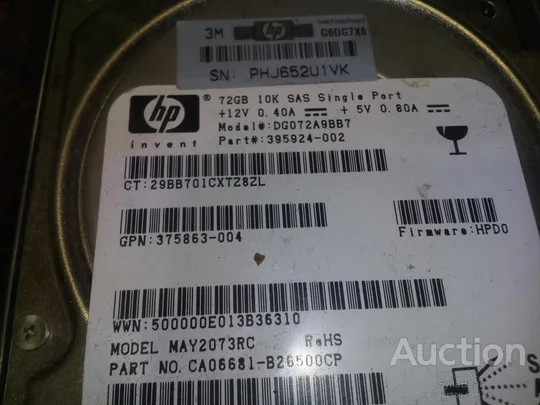 ЖОРСТКИЙ  диск серверний 72Gb З аукціону