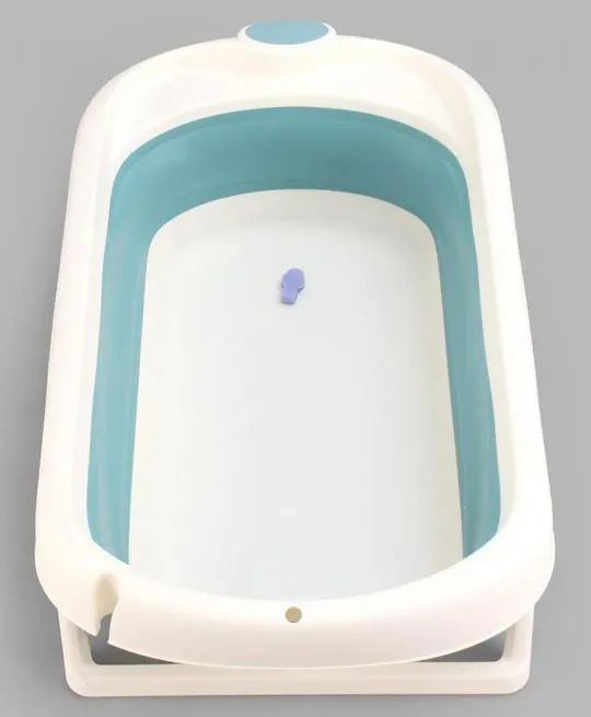 Складная ванночка для новорожденных 80×46×20 см с отсеком для слива Продаж